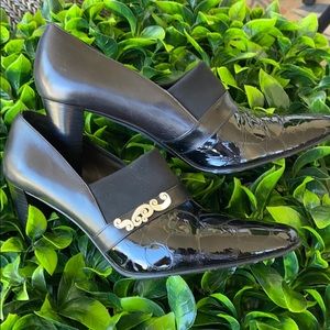 Brighton 3in heel black shoes